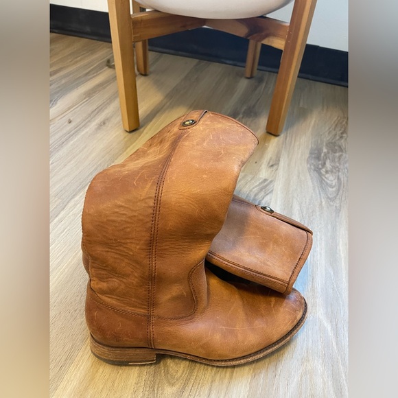 Tall Leather Frye Melissa Riding Boots - Picture 4 of 9